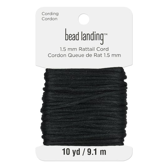 12 Pack: 1.5mm Rattail Cord by Bead Landing&#x2122;